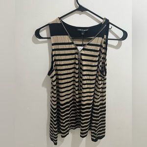 Striped shirt / mini dress